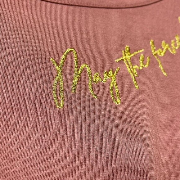 Star Wars Cap Sleeve Fitted Tee Womens Medium May The Force‎ Fangirl Y2K 00s - Picture 3 of 10